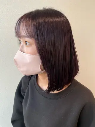 ミディアム SARA古賀店 かすみ🐬🩵のヘアスタイル