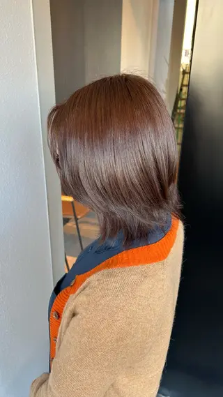 ミディアム 西村 美月のヘアスタイル