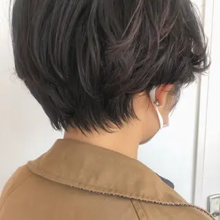 ショート パーマ ヤマモト マイのヘアスタイル