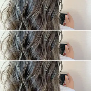 ロング ブリーチなしダブル/ レイヤーカット 小棹のヘアスタイル