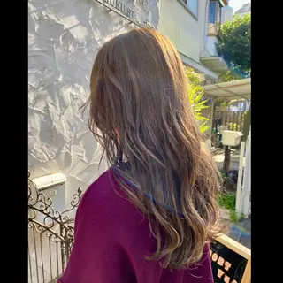 ロング カラー 韓国ヘア/レイヤー/ 暖色カラー/ Aiのヘアスタイル