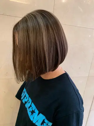 ミディアム カラー 船津武俊 フナツタケトシのヘアスタイル