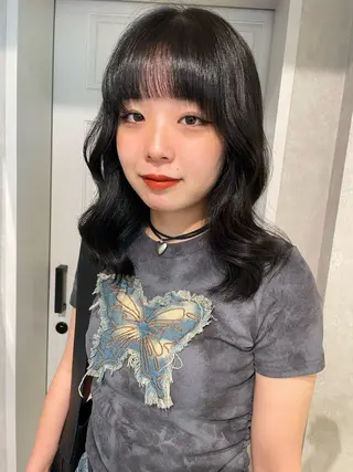 ミディアム カラー ナチュラル透明感🌱 小山美樹子のヘアスタイル