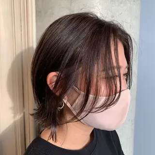 ミディアム カラー サソウ ユリエ🥥のヘアスタイル