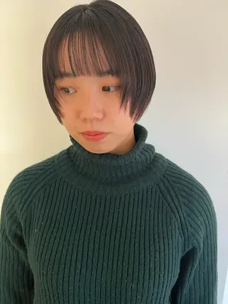 ショート ブリーチカラー🎀 韓国風/寺門美優のヘアスタイル