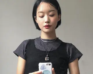 ショート riria/ボブ /ブラウンカラー🎀のヘアスタイル