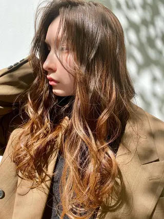 セミロング 顔周り/ブリーチなし /縮毛矯正🫧伊勢のヘアスタイル