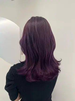 セミロング カラー 韓国ヘア☁️ mitsukiのヘアスタイル