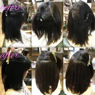 ロング パーマ ブリーチ縮毛矯正/ デサキ ショウヘイのヘアスタイル