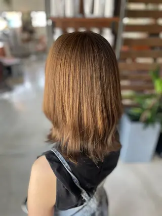ミディアム カラー OGAWA NOAのヘアスタイル