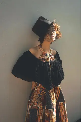 ショート ミディアム カラー ヘアアレンジ WHOLE所属・花井 啓好のヘアスタイル