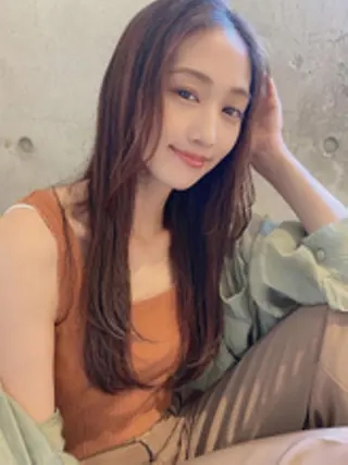 セミロング カラー 梅田茶屋町 Yutaのヘアスタイル