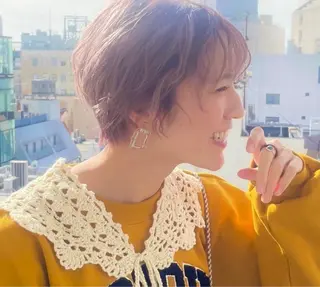 ショート 【20代ダメージ毛に 髪質改善】のヘアスタイル