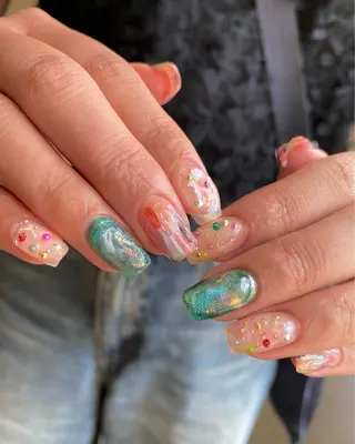 ネイル 草加ニュアンスネイル 🌚hersのネイルデザイン