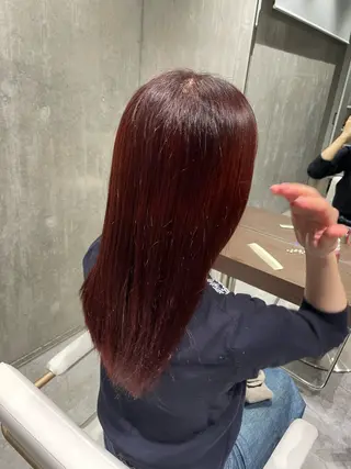 セミロング カラー Ash 武蔵新城店のヘアスタイル