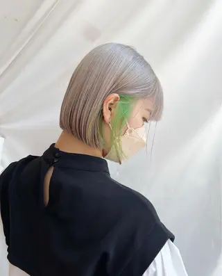 カラー 顔周り/透明感カラー /韓国ヘア/TAKUのヘアスタイル