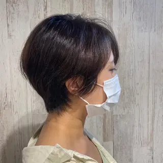 ショート カラー 畠中 望来のヘアスタイル