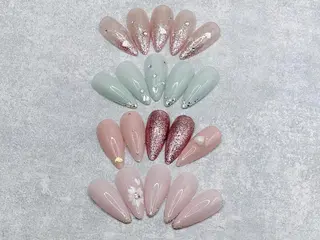 ネイル lucky nail 歌舞伎町のネイルデザイン