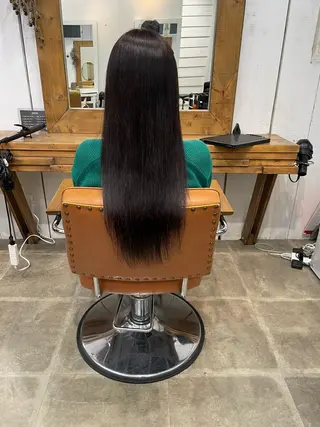 ロング カラー 松田 恋のヘアスタイル