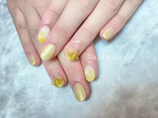 ネイル ネイルリボン 石田のネイルデザイン