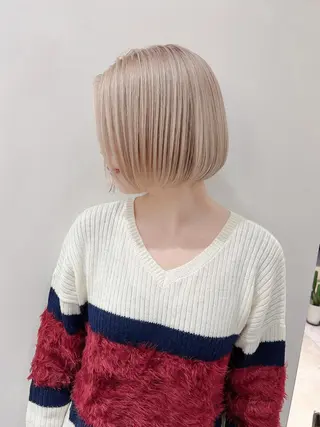 ショート カラー LA KING GINZA TOKYO所属・🧡ショートの達人 🧡SHOのヘアスタイル