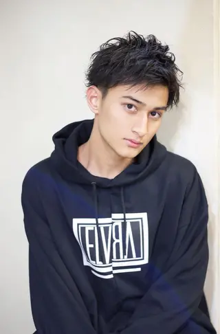 ショート メンズ 大人可愛いレイヤー 大田のヘアスタイル