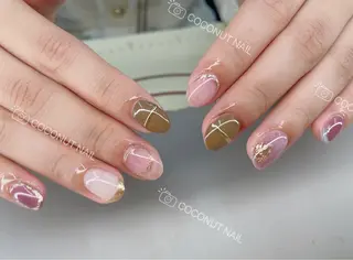 ネイル 神田 ココナッツのネイルデザイン