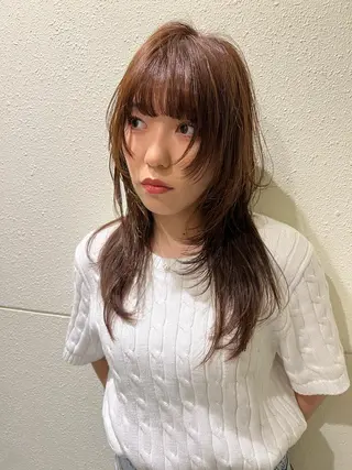 ロング パーマ/レイヤー /店長/YURAのヘアスタイル