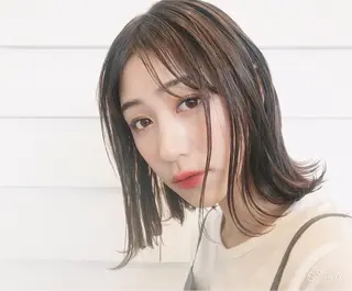 ミディアム sand&rose所属・逗子、パーマスタイル ナオイカイラのヘアスタイル