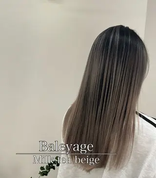 ロング カラー パーマ ヘアアレンジ 二ヶ月綺麗が続く デザイン/星野六三四のヘアスタイル