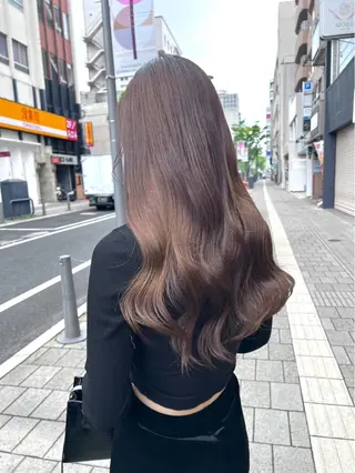 ロング カラー Parve Mix 森 美遥🇰🇷🩶のヘアスタイル