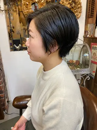 ショート sea's所属・ヒラカホ/矢場町/ ブリーチ/似合わせのヘアスタイル