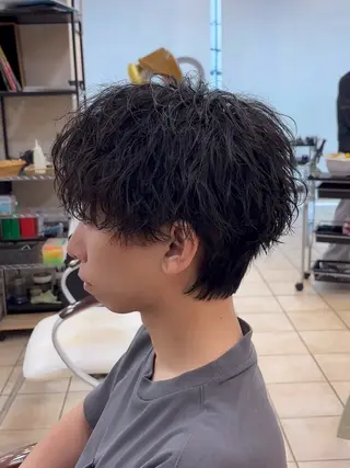 ショート パーマ メンズ 👑大宮メンズパーマ No.1Mizukiのヘアスタイル