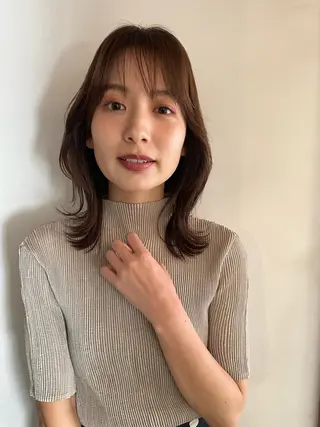 ミディアム カラー 原宿/ケパーマ 🧺ユウマのヘアスタイル