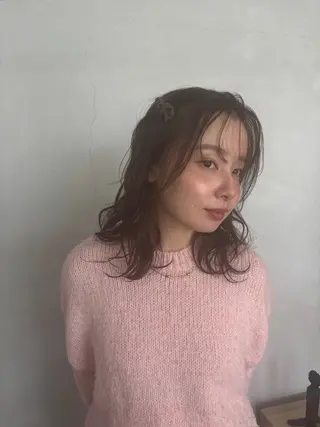 ミディアム ボブ/レイヤー/ 梅田/天野川奈緒のヘアスタイル