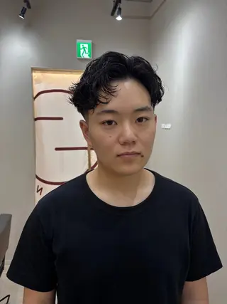 ショート パーマ メンズ STAND博多所属・⛽️STAND 博多⛽️のヘアスタイル