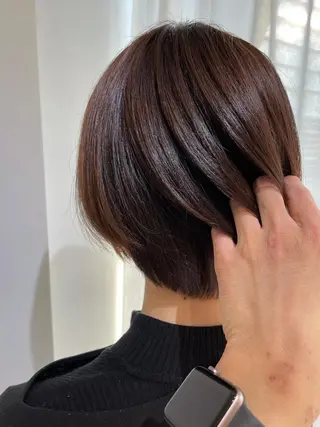 ショート カラー eins.hair所属・過去一の柔髪ヘア 🌿einshairのヘアスタイル