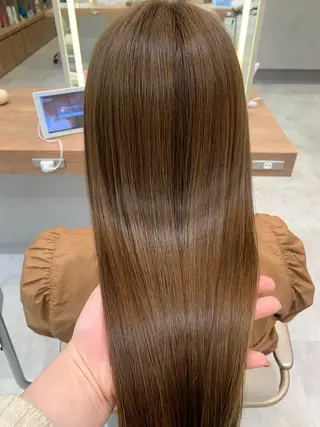 ロング 近 紗理奈のヘアスタイル