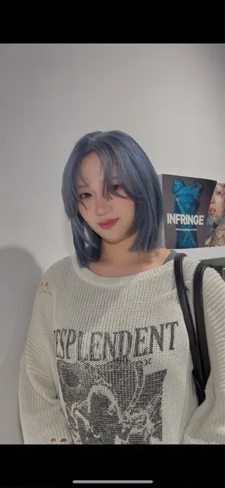 カラー 姫夏 /ハイトーン艶髪🎀のヘアスタイル