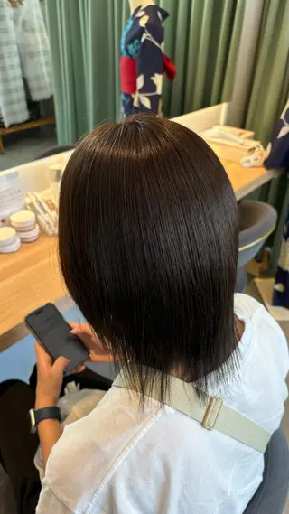 ショート カラー りあの🎀 /暖色カラー🍒のヘアスタイル