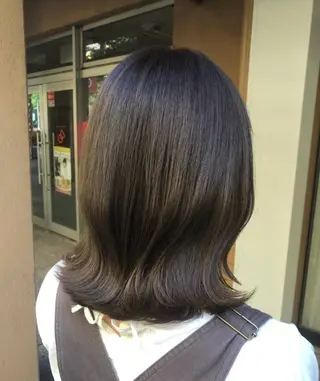 ミディアム 古川 永遠のヘアスタイル