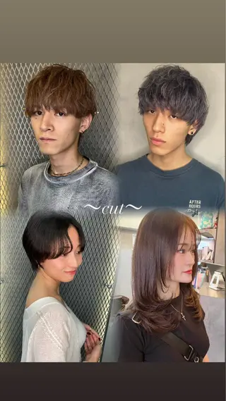 ショート 髪質改善/ 縮毛矯正町田佑人のヘアスタイル