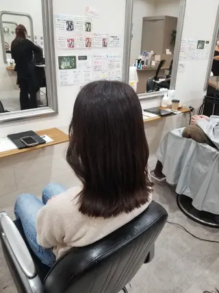ミディアム 暖色🍎透明感カラー 🩵小林かりんのヘアスタイル