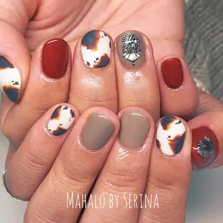 ショート カラー ネイル SUNNY BAE. SERINAのネイルデザイン