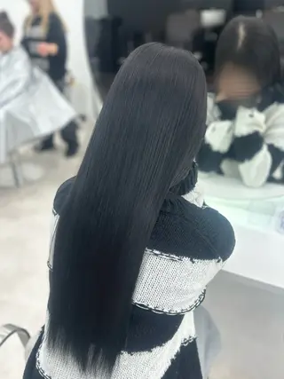 ロング カラー 武田 唯来のヘアスタイル