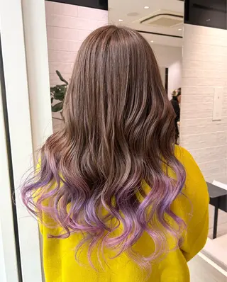 ロング stair:case 武蔵小杉店所属・艶カラーリスト 牛込萌香のヘアスタイル