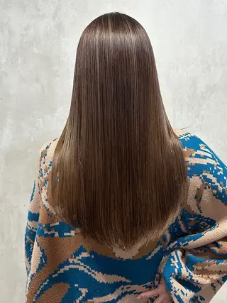 ロング 新宿No.1艶髪矯正 美艶カラー/FUKAのヘアスタイル