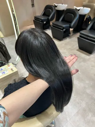 ミディアム カラー ✨髪質改善 縮毛矯正 艶髪 立川 コウキ✨のヘアスタイル