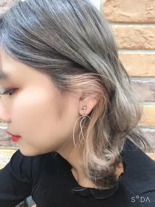カラー 💙あかみね 💙（mine）のヘアスタイル