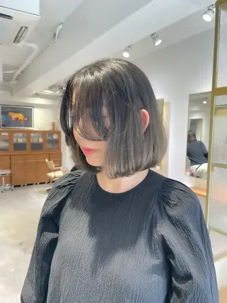 ショート カラー ナガミネアリサ/ 学芸大学/海外ヘアのヘアスタイル